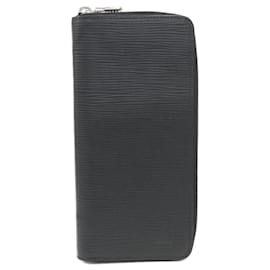 Louis Vuitton-Louis Vuitton Epi Zippy Wallet Vertical M60965-Black