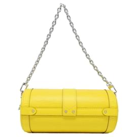 Louis Vuitton-Louis Vuitton Epi Papillon Trunk M58647 Shoulder Bag-Yellow