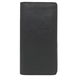 Louis Vuitton-Louis Vuitton Epi Portefeuille Brazza M60622 Wallet-Black