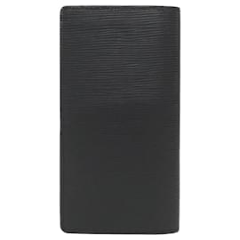 Louis Vuitton-Louis Vuitton Epi Portefeuille Brazza M60622 Wallet-Black
