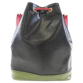 Louis Vuitton-Louis Vuitton Epi Noe M44017 Shoulder Bag-Black,Red