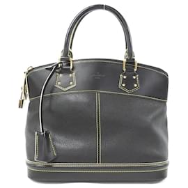 Louis Vuitton-Louis Vuitton Suhali Lockit PM M91888 Handbag-Black
