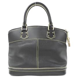 Louis Vuitton-Louis Vuitton Suhali Lockit PM M91888 Handbag-Black