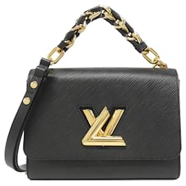 Louis Vuitton-Louis Vuitton Epi Twist MM Shoulder Bag-Black