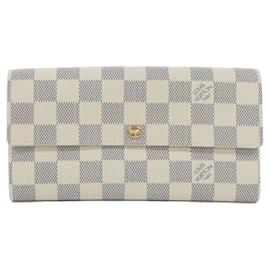 Louis Vuitton-Louis Vuitton Damier Azur Portefeuille Sarah Wallet-Blue
