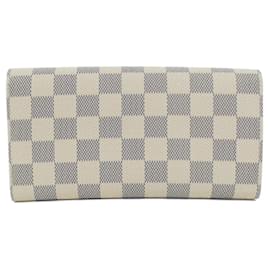 Louis Vuitton-Louis Vuitton Damier Azur Portefeuille Sarah Wallet-Blue