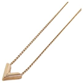 Louis Vuitton-Louis Vuitton Collier Essential V M80137 Necklace-Golden