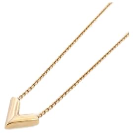 Louis Vuitton-Louis Vuitton Collier Essential V M80137 Necklace-Golden