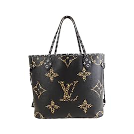 Louis Vuitton-Bolsa Neverfull MM Monograma Gigante Jungle Louis Vuitton-Preto