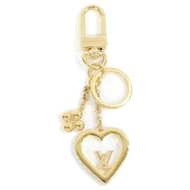 Louis Vuitton-Louis Vuitton My LV Love Keyring-Golden