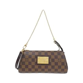 Louis Vuitton-Louis Vuitton Damier Eva Shoulder Bag-Brown,Damier ebene