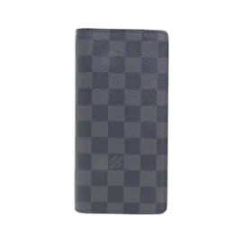 Louis Vuitton-Louis Vuitton Damier Graphite Portefeuille Brazza Wallet-Damier ebene