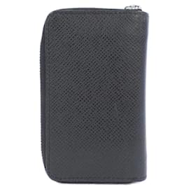 Louis Vuitton-Louis Vuitton Taiga Zippy Coin Purse-Black