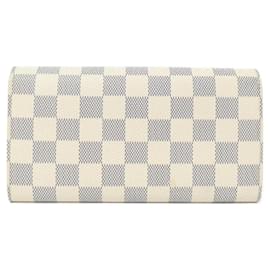 Louis Vuitton-Louis Vuitton Damier Azur Portefeuille Sarah Wallet-Blue