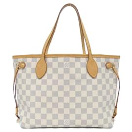 Louis Vuitton-Louis Vuitton Damier Azur Neverfull PM Tote Bag-Blue