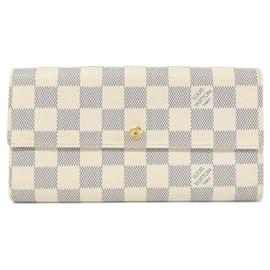 Louis Vuitton-Louis Vuitton Damier Azur Portefeuille Sarah Wallet-Blue