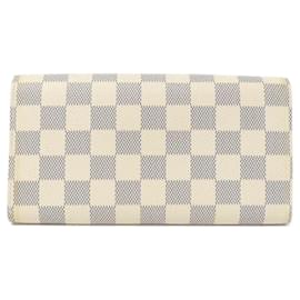 Louis Vuitton-Louis Vuitton Damier Azur Portefeuille Sarah Wallet-Blue