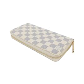 Louis Vuitton-Louis Vuitton Damier Azur Zippy Wallet-Blue,Cream