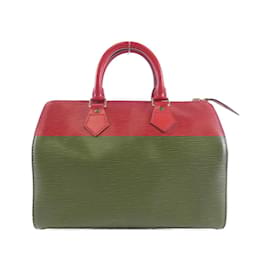 Louis Vuitton-Louis Vuitton Epi Speedy 25cm Boston Bag-Red