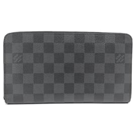 Louis Vuitton-Louis Vuitton Damier Graphite Zippy Organizer Wallet-Damier ebene