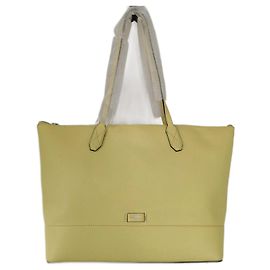 Sac cabas Ninon Lancel en cuir mimosa jaune Jaune