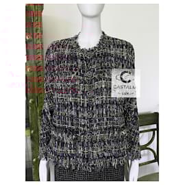 Chanel-12K$ Ribbon Tweed Jacket with CC Buttons-Multiple colors