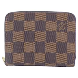 Louis Vuitton-Louis Vuitton Damier Zippy Coin Purse-Damier ebene