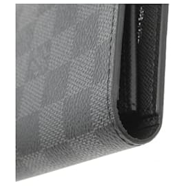 Louis Vuitton-Louis Vuitton Damier Graphite Portefeuille Brazza Wallet-Damier ebene