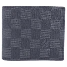Louis Vuitton-Louis Vuitton Damier Graphite Portefeuille Amerigo Wallet-Damier ebene