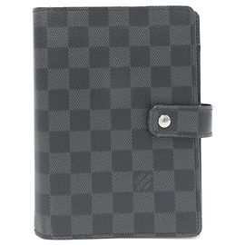 Agenda MM R20242 Damier Graphite Louis Vuitton Damier ebène
