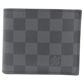 Louis Vuitton-Louis Vuitton Damier Graphite Portefeuille Marco Wallet-Damier ebene