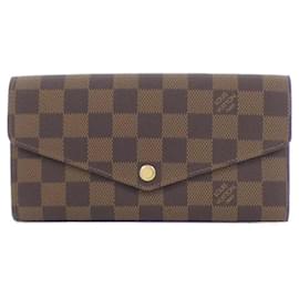 Louis Vuitton-Louis Vuitton Damier Portefeuille Sarah N63209 Wallet-Damier ebene