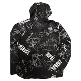 Supreme-SUPREME X NORTH FACE SS2012 Black VENTURE Jacket-Black