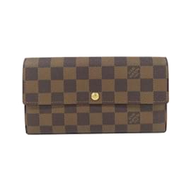 Louis Vuitton-Louis Vuitton Damier Portefeuille Sarah N61734 Wallet-Damier ebene