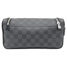 Louis Vuitton-Louis Vuitton Damier Graphite Toilette Pouch N47625-Damier ebene