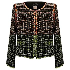 Chanel-12K$ Black Ribbon Tweed Jacket-Other