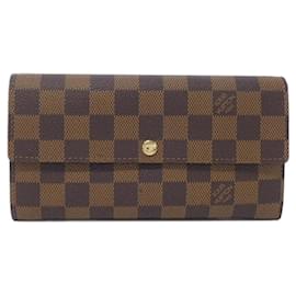 Louis Vuitton-Louis Vuitton Damier Portefeuille Sarah N61734 Wallet-Damier ebene