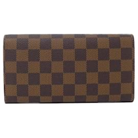 Louis Vuitton-Louis Vuitton Damier Portefeuille Sarah N61734 Wallet-Damier ebene