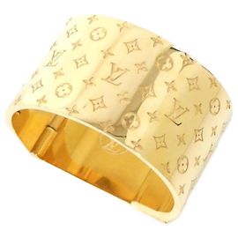 Broche Textil Nanogram M00226 de Louis Vuitton Dorado