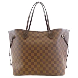 Louis Vuitton-Louis Vuitton Damier Neverfull MM Tote Bag-Damier ebene