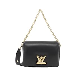 Louis Vuitton-Louis Vuitton Twist MM Shoulder Bag-Black