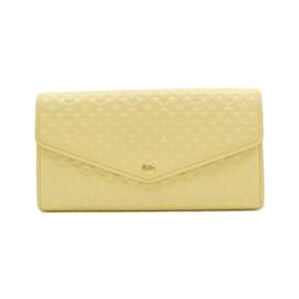Louis Vuitton-Louis Vuitton Nanogram Portefeuille Sarah M82231 Wallet-Yellow