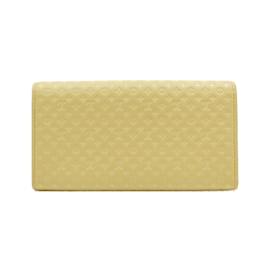 Louis Vuitton-Louis Vuitton Nanogram Portefeuille Sarah M82231 Wallet-Yellow