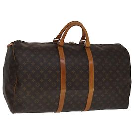 LOUIS VUITTON Monogram Keepall 60 Bolsa Boston M41422 LV Auth 109934 Monograma