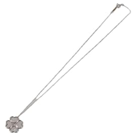 Autre Marque-TIFFANY&Co. Clover Necklace Ag925 Silver Auth 105970-Silvery
