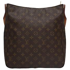 Louis Vuitton-LOUIS VUITTON Monogram Looping GM Shoulder Bag M51145 LV Auth 101619-Monogram