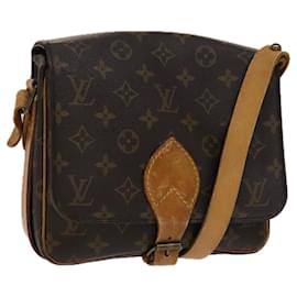 Louis Vuitton-LOUIS VUITTON Monogram Cartouchiere MM Shoulder Bag M51253 LV Auth 108791-Monogram