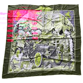 Hermès-Silk scarves-Red
