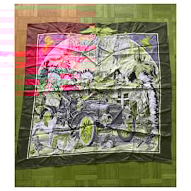 Hermès-Silk scarves-Red