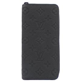 Louis Vuitton-Louis Vuitton Taurillon Monogram Zippy Wallet-Black